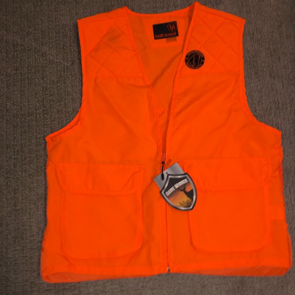 😼Organge Game Winner Hunting Vest😼 - Picture 7 of 8